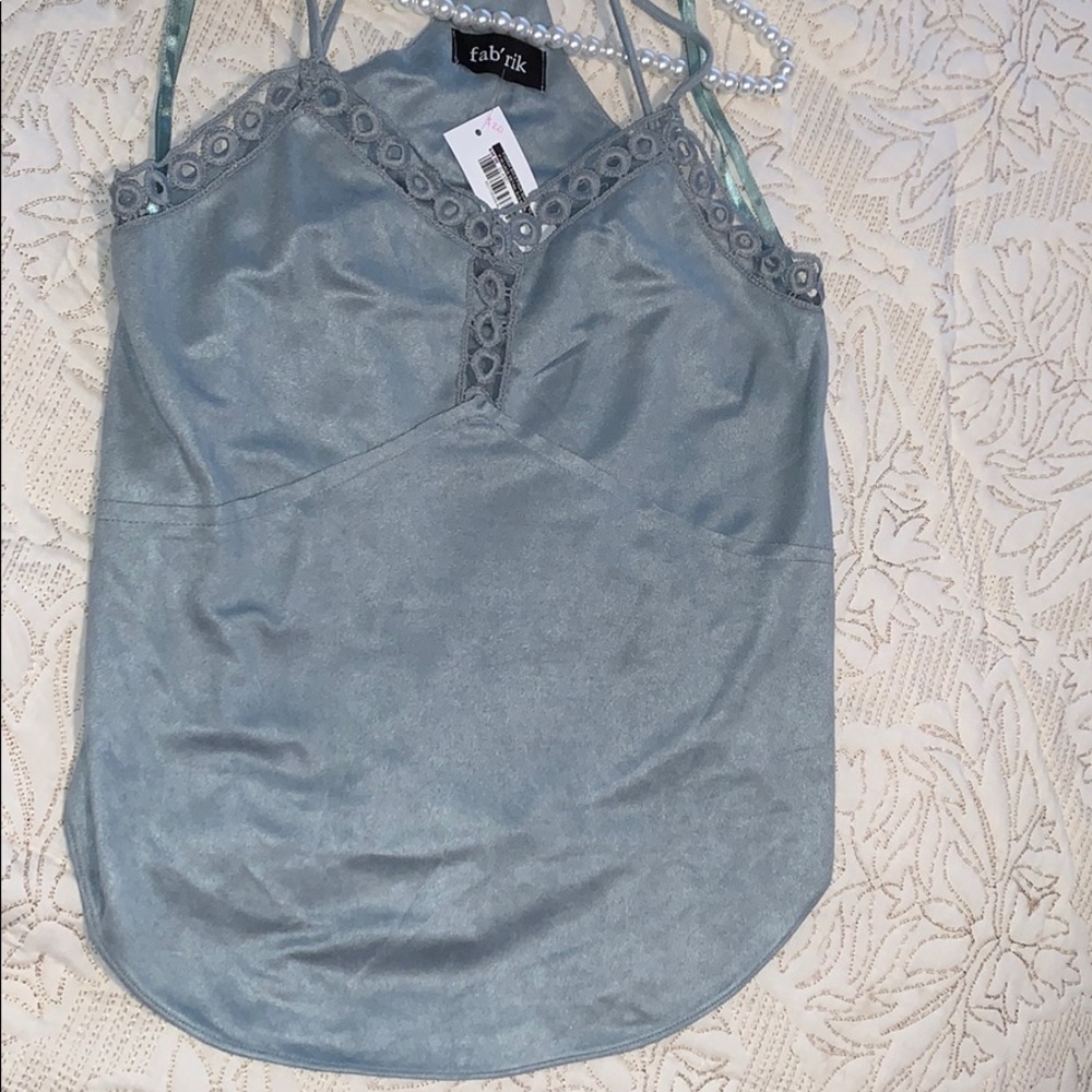 🌟 Beautiful Velour Racer Back Top - Picture 3 of 7
